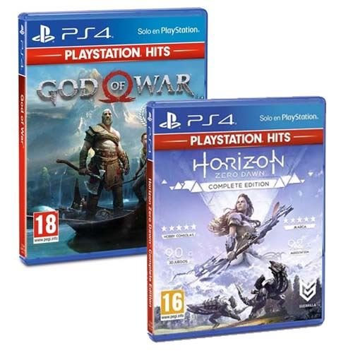 Consola PS4 Pro 1TB+ God of War+ Horizon Zero Dawn