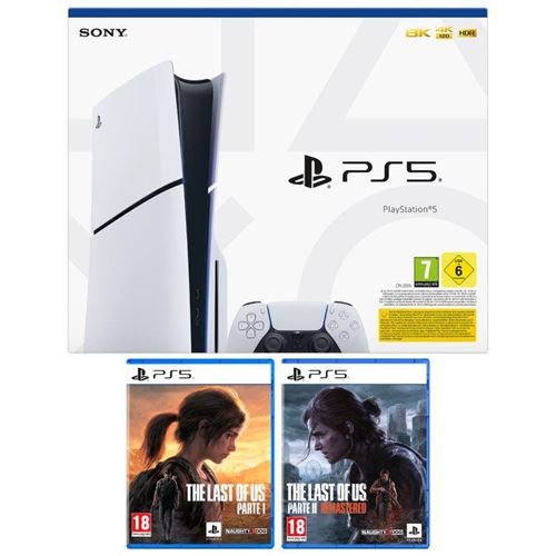 Consola PS5 Slim 1TB Chassis D + The Last of Us + The Last of Us 2